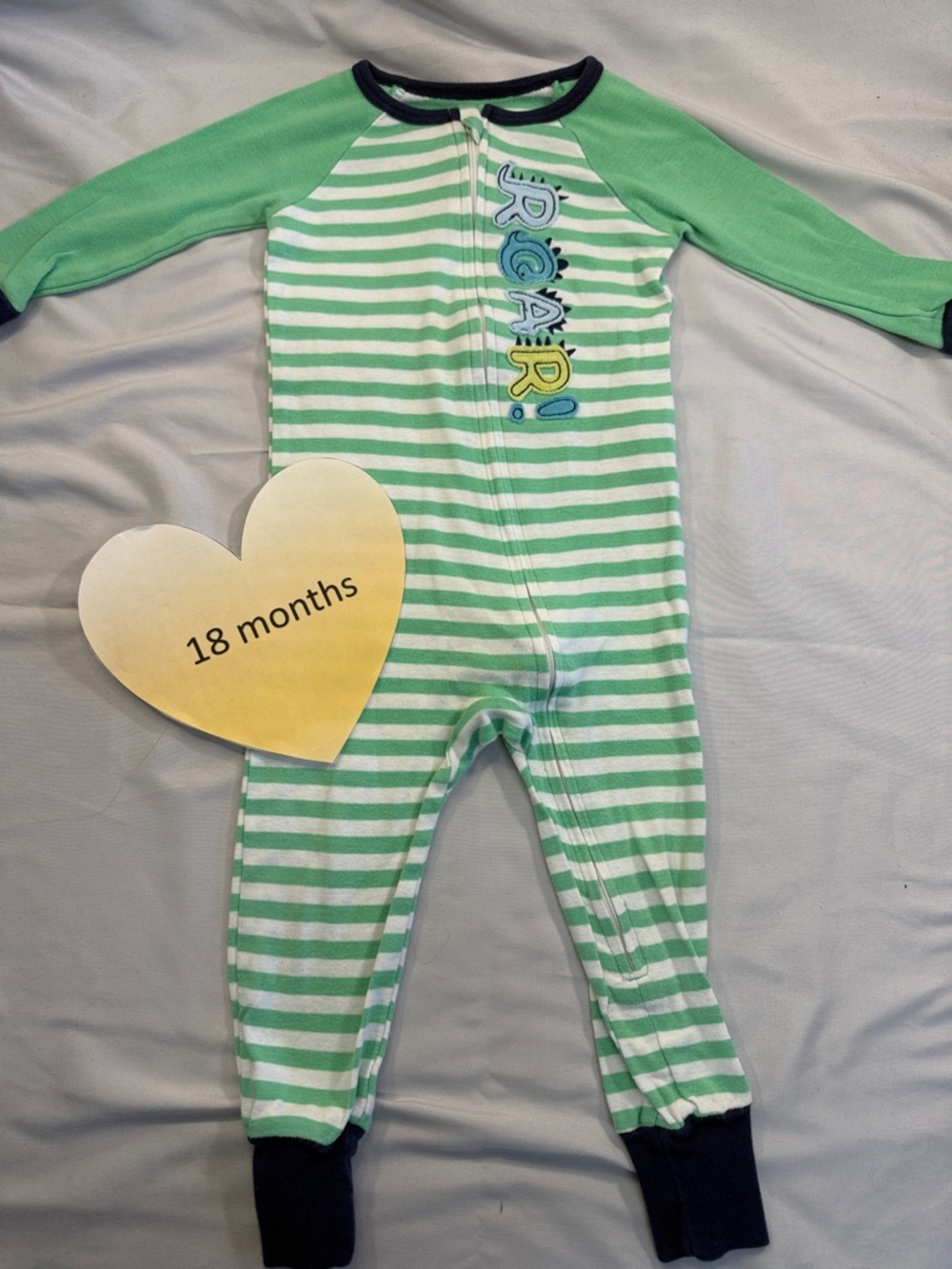 Kids Headquarters - Green and Blue Blanket onesie sleeper